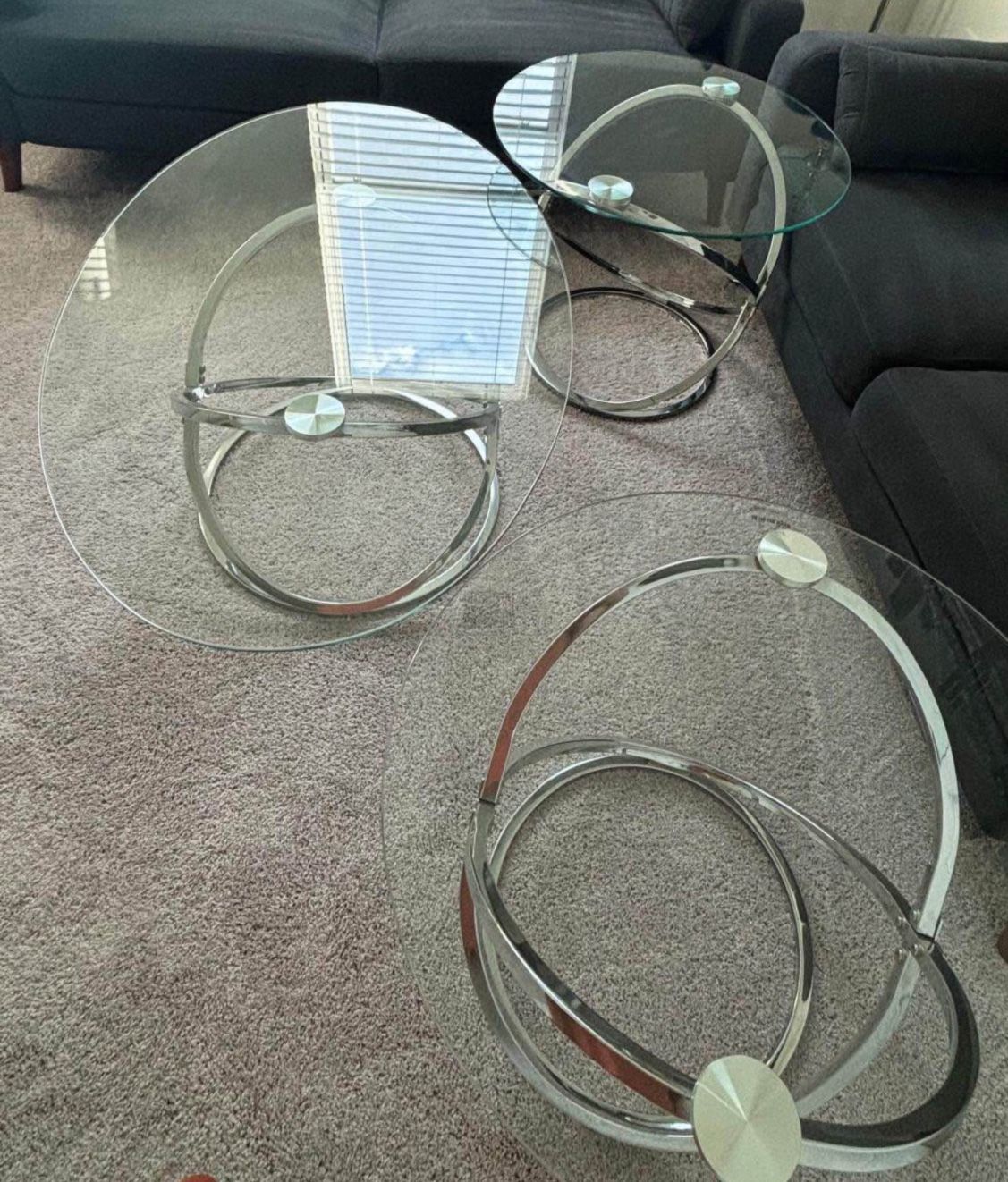 Mesas De Vidrio $130