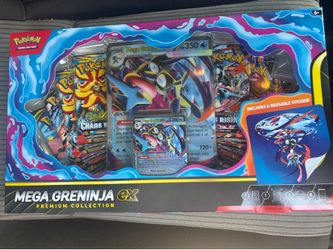 Pokemon TCG: Mega Greninja ex Premium Collection 8 Packs + Promo