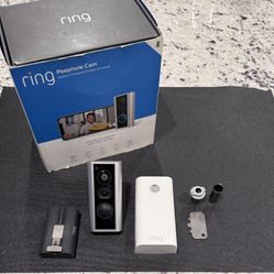 Ring Peephole Doorbell Camera – $80 (Like New)