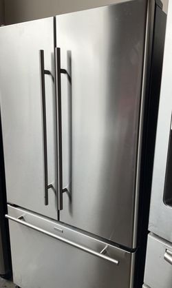Jenn Air 3-Door Black Stainless Refrigerator

