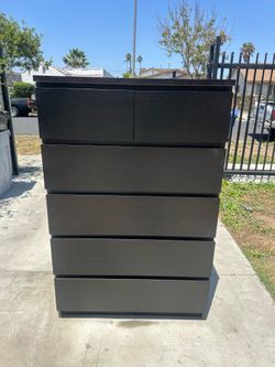 Black dresser
