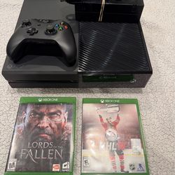 Microsoft Xbox One 500GB Console Bundle w/ Controller Power Cable 2 Games Tested