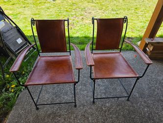 Leather chairs