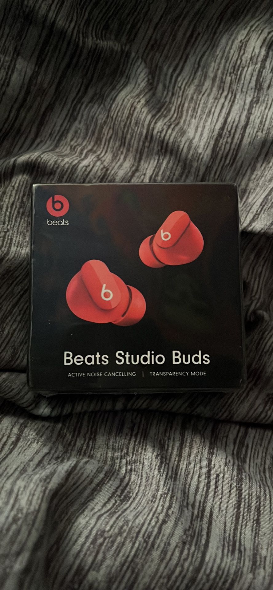 Red Beats Studio Buds 