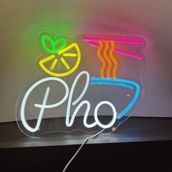 Pho Neon Sign For Restaurant 