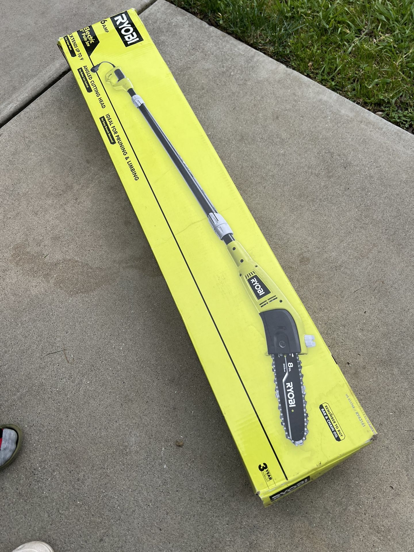 Ryobi 8” Electric Pole Saw
