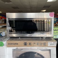 STAINLESS STEEL SAMSUNG MICROWAVE OVEN 