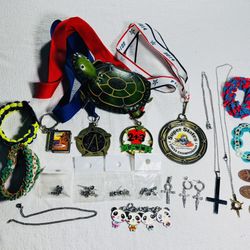 Jewelry and Accessory Sets – Necklace, Earrings, Bracelet + Medal