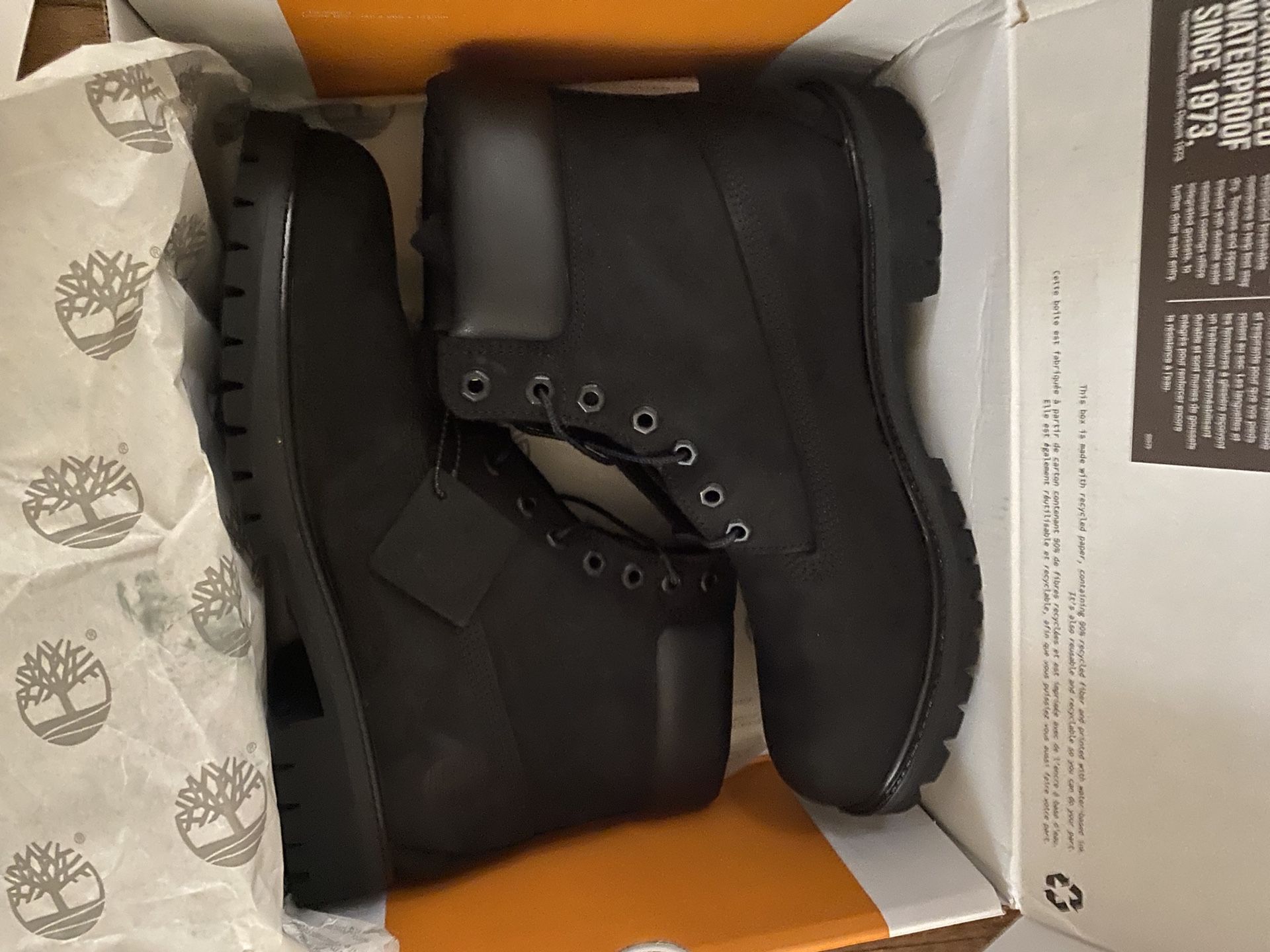 Black Timberlands Size 11