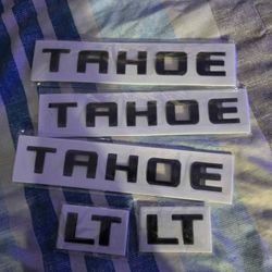 TAHOE Lettering