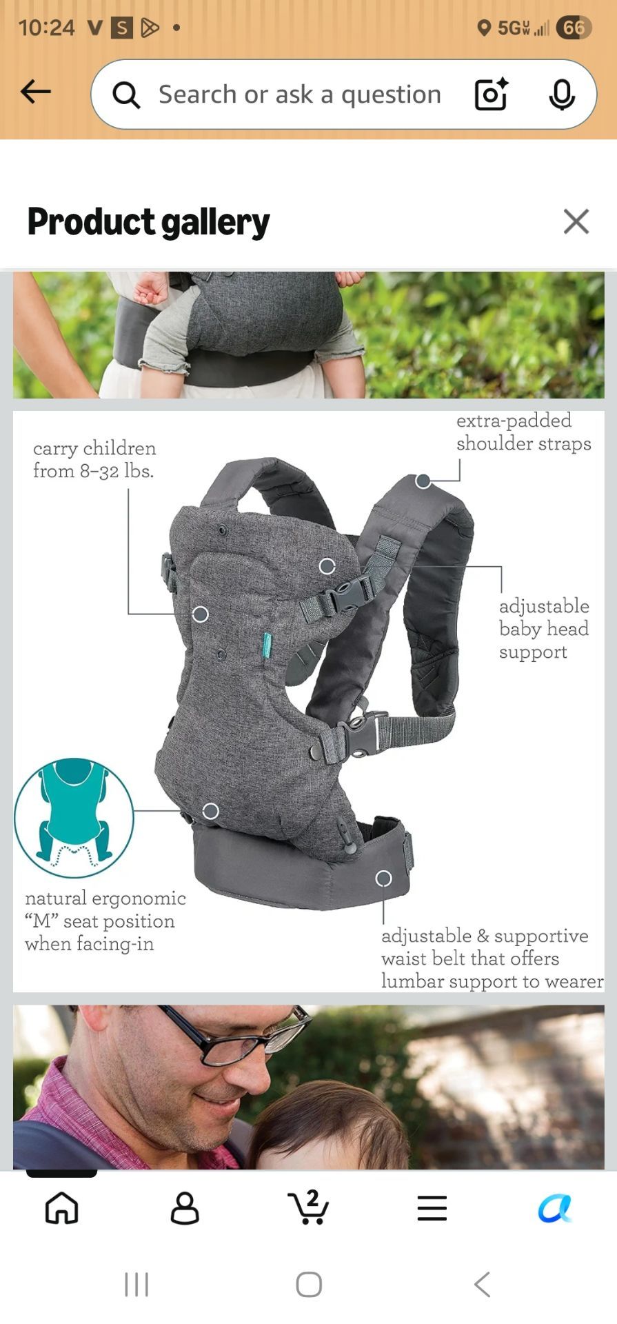 Infantino Baby carrier
