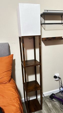 Lamp with shelves $35