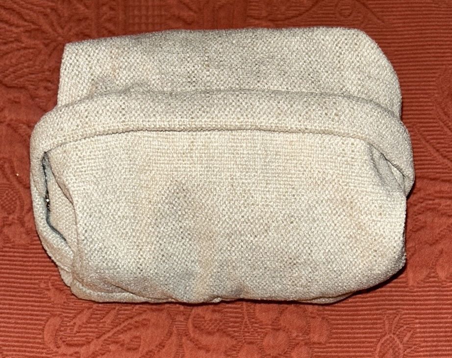 Burrow Beige Fabric Pouch