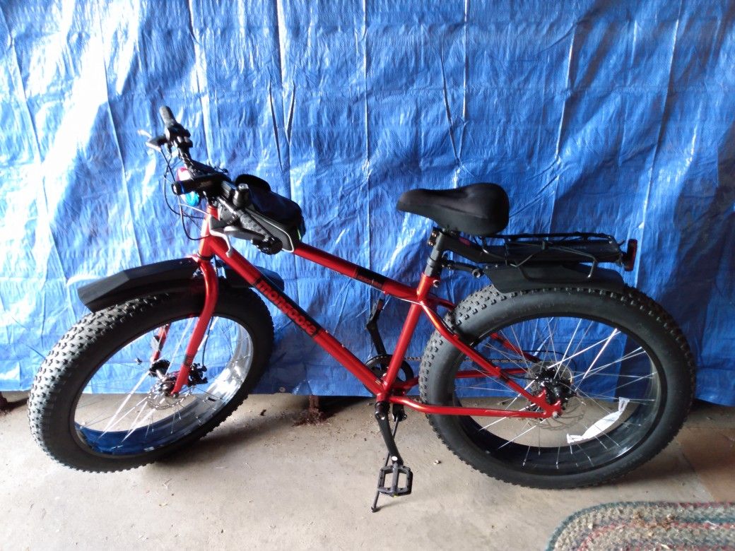 Bicycle With Wide Tires