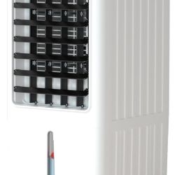 3-IN-1 Portable Air Conditioner w/Remote, 3 Speeds, 2 Gal Tank & 4 Ice Packs for 45H Cooling