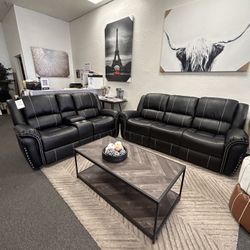 Power Reclining Sofa And Love Seat 
