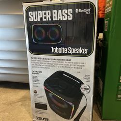 Tzumi Super Bass Jobsite Speaker