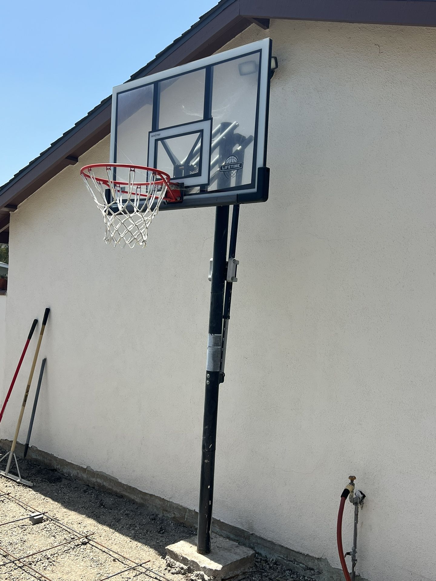 Basketball Backboard, Base and Hoop