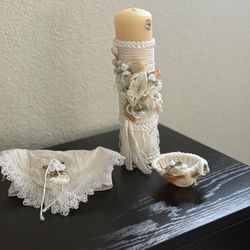 2 Baptism Candles 