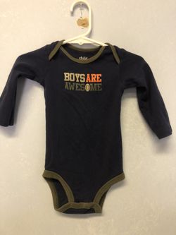 Carter’s Child of Mine Boys are Awesome Onesie - Size 6-9 months