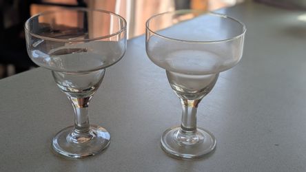 Set of 2 Huge Margarita Glasses