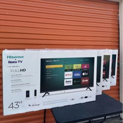 Brand New Hisense Roku TV - 43” Full HD (H4 Series)