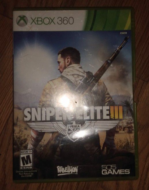 Sniper Elite lll Xbox 360