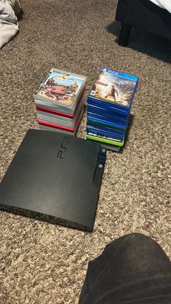 PS3 Slim Console with 26 Game Bundle