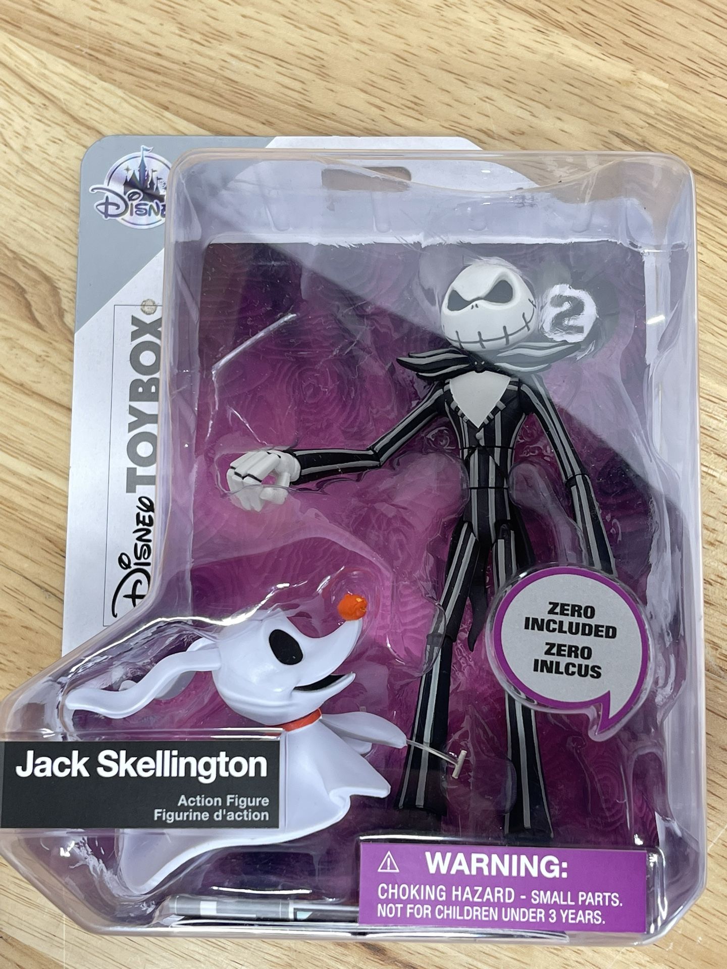 Disney Nightmare Before Christmas Toybox Jack Skellington Zero Figure Toy Burton