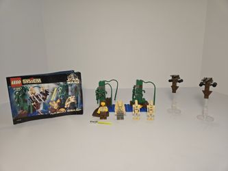 Used Lego Star Wars Set 7121 Naboo Swamp with instructions