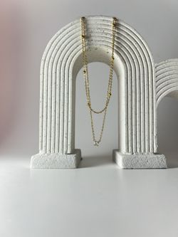 Necklace for women chain 18k plated stainless steel