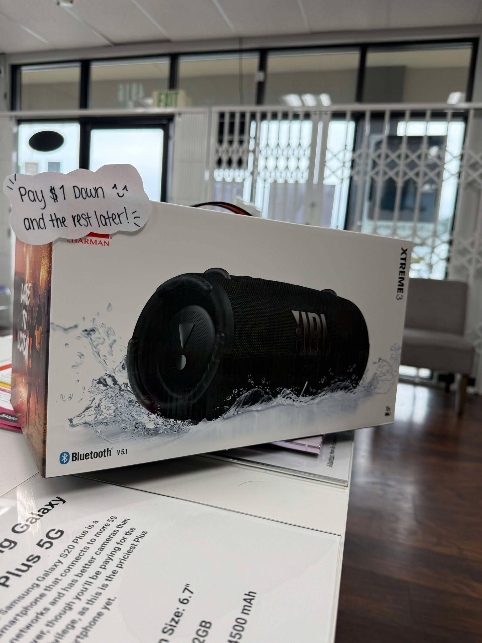 JBL Xtreme 3 Bluetooth Speaker - Pay $5 to take it home same day