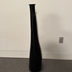 Cool TALL black Vase (over 3ft.)