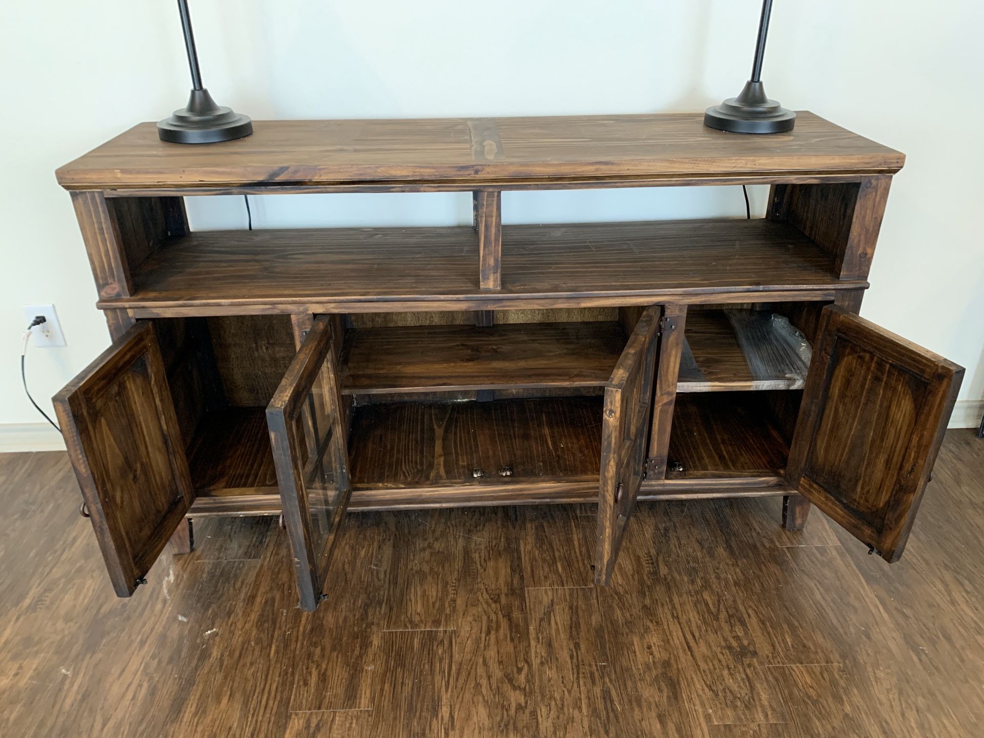 Solid wood media stand for Sale in Aledo, TX OfferUp