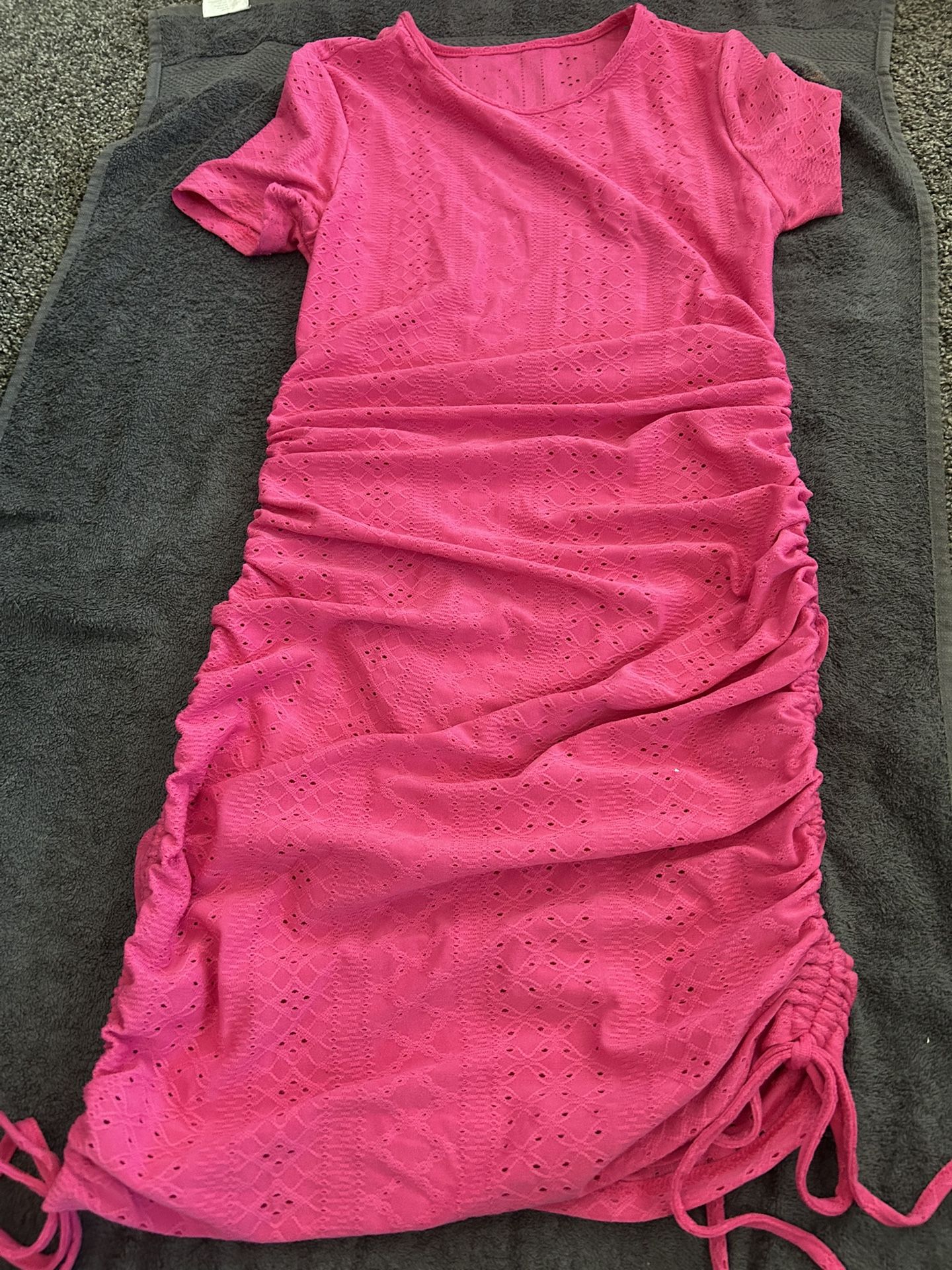 Pink Fitted Dress