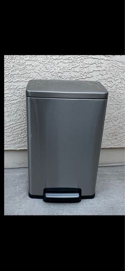Tramontina 13 Gallon Stainless Steel Trash Can