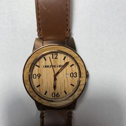 Original Grain Reclaimed Whiskey Barrel Watch for Sale in