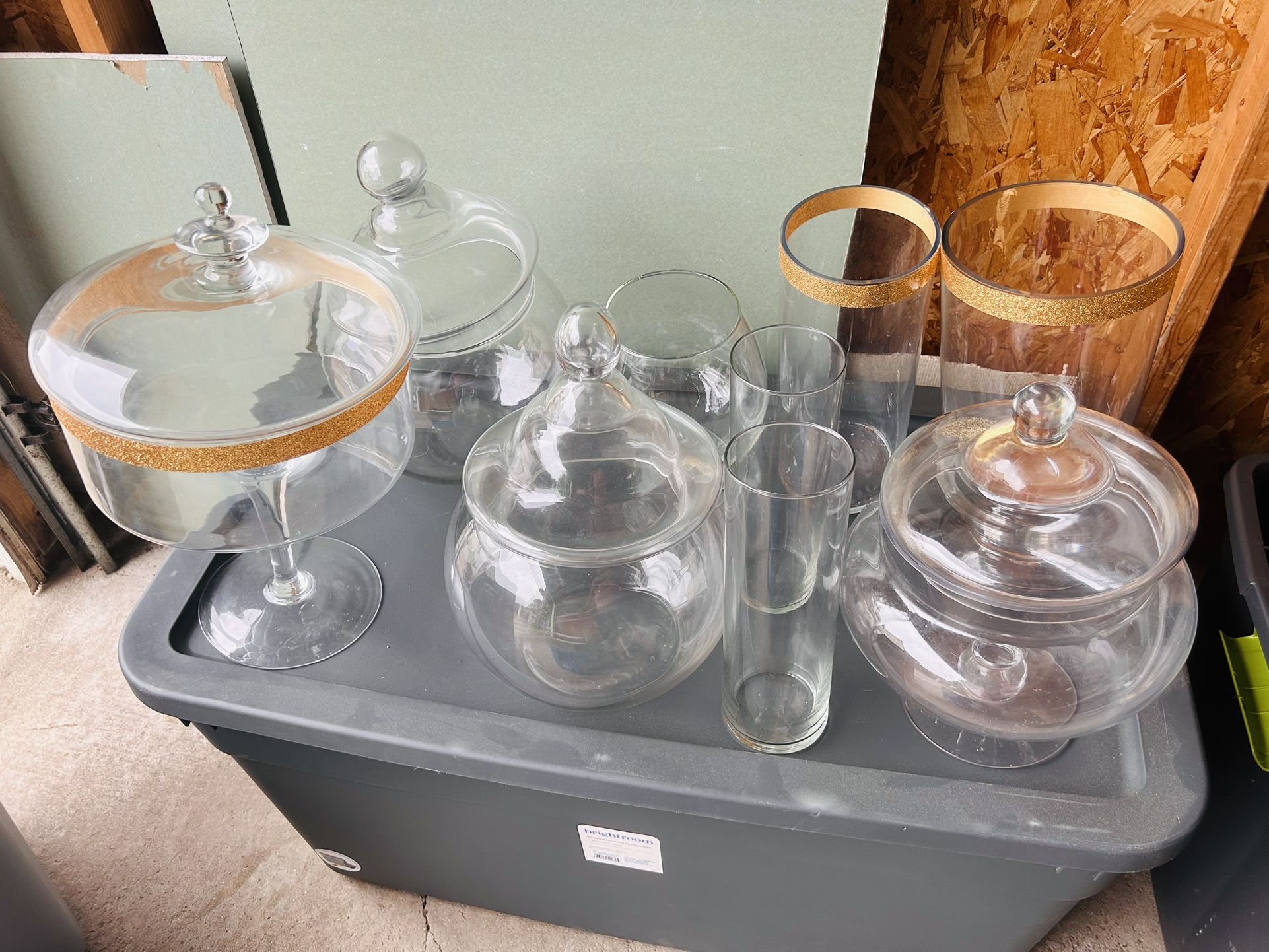 Glass Apothecary Jars
