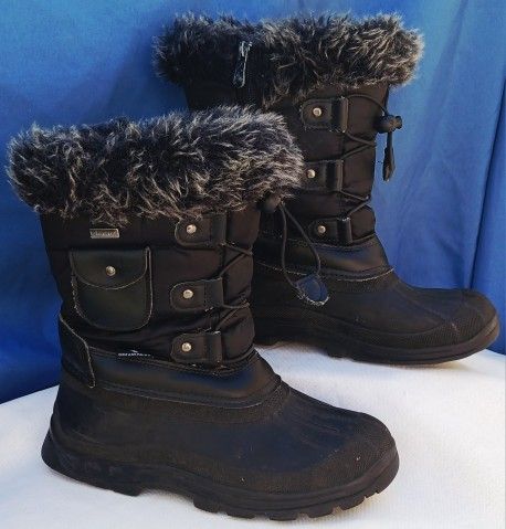 Dream Pairs Girls Waterproof Snow Boots Size 4 $15