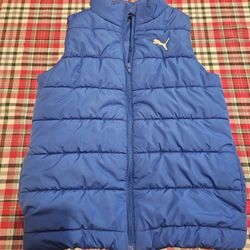 Boys PUMA Puffer Vest Size 10/12 Medium 