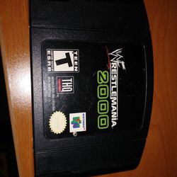 WrestleMania 2000 Nintendo 64 Video Game N64