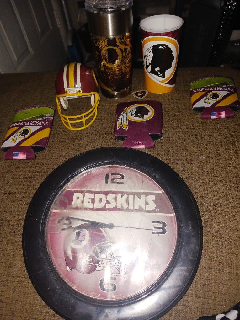 Redskins Memorabilia Items Together