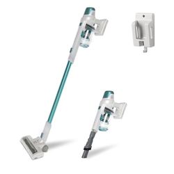 Kenmore DS4020 Cordless Stick Vacuum Lightweight Cleaner 2-Speed Power Suction LED Headlight 2-in-1 Handheld for Hardwood Floor, Carpet & Dog Hair, Gr