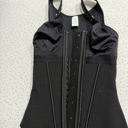 Corset Waist Vest With Bra