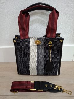 Stripe Tote Bag, with Stripe, New