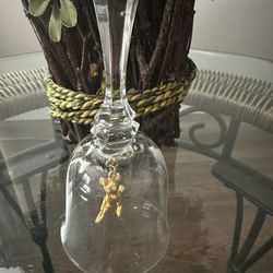 England Collectors Society Disney Crystal Character Bell (Mickey) 1980's