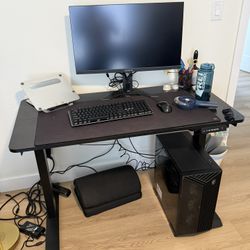 Black Stand-Up Desk 48”W