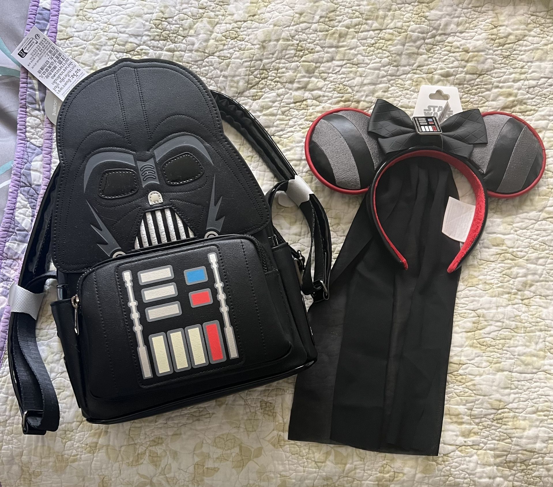 Star Wars Dark Vader Loungefly & Ears Set