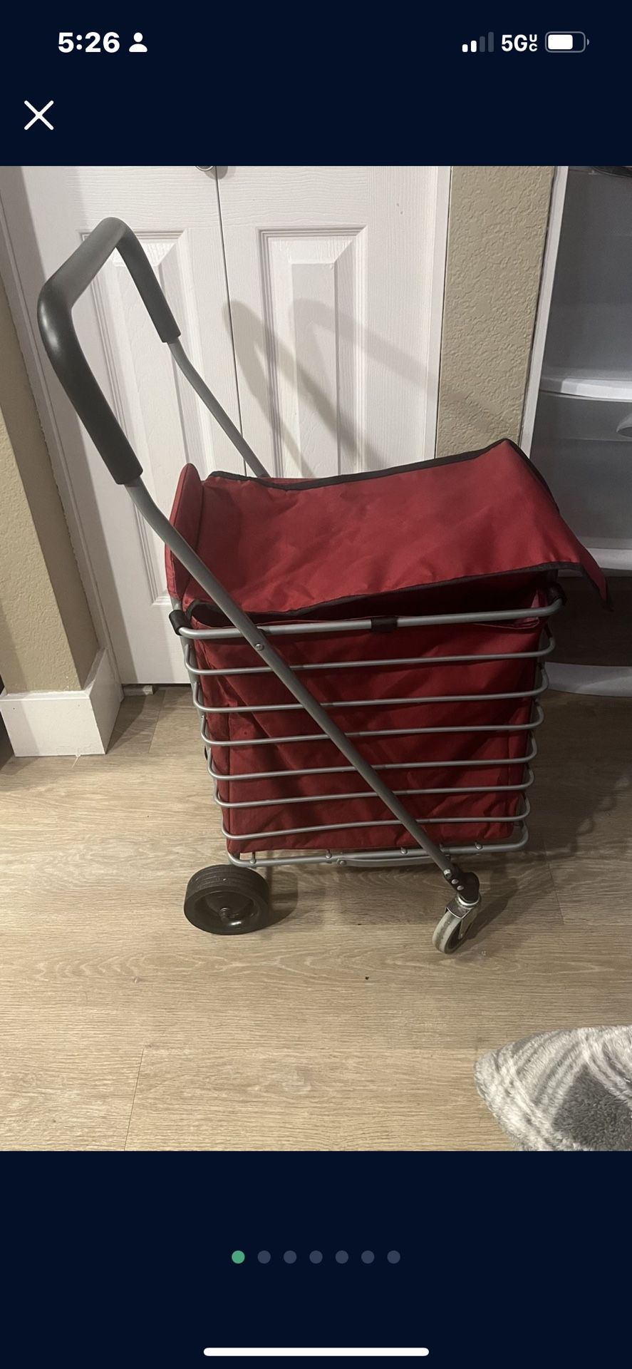 Perfect Condition Cart On Wheels π Fold Up 220lb Capacity