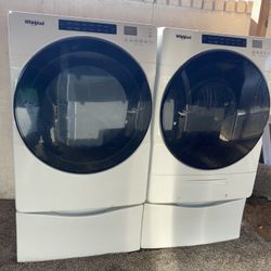 Whirlpool Washer Dryer Electric Work Perfect In Good Condition 45 Day Warranty free delivery to your garage